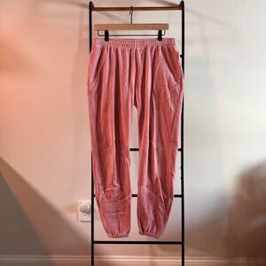 Todd Snyder Men's Velour Sweatpants Pink Track Jogger